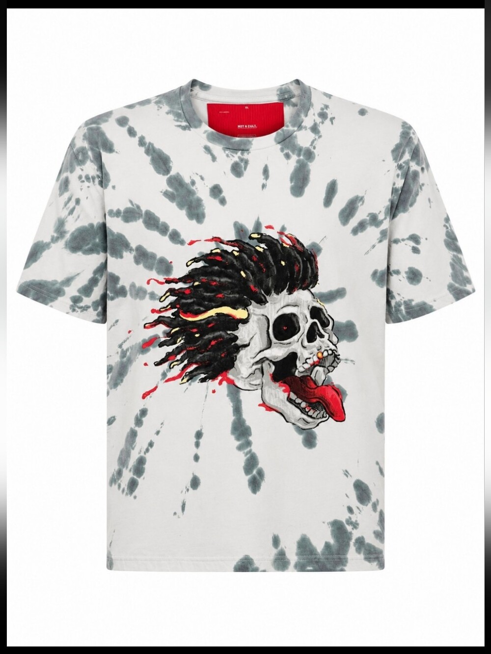 Saint Jhn Ghetto Lenny's Love Songs Tie Dye Graphic Skull T-Shirt XL Streetwear